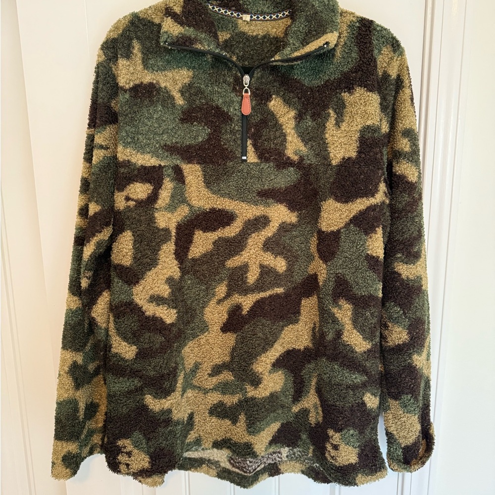 Camouflage Fleece Pullover